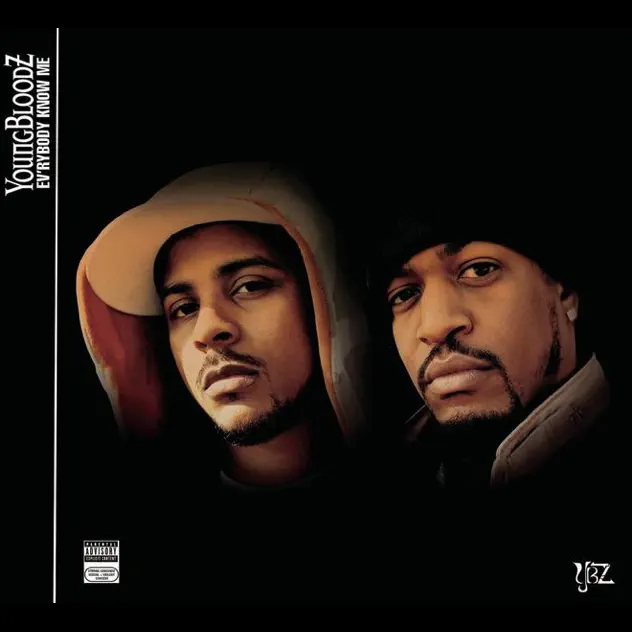 Discography 45 Ev'rybody Know Me by YoungBloodZ album cover.